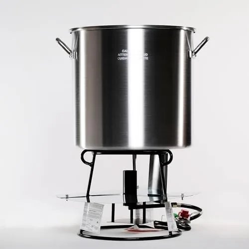 king kooker portable propane outdoor boiling package with 60 qt aluminum pot basket lid and jet burner